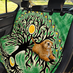 Sun And Moon Yggdrasil Print Pet Car Back Seat Cover