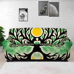 Sun And Moon Yggdrasil Print Sofa Cover