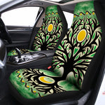 Sun And Moon Yggdrasil Print Universal Fit Car Seat Covers