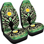 Sun And Moon Yggdrasil Print Universal Fit Car Seat Covers
