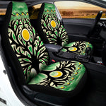 Sun And Moon Yggdrasil Print Universal Fit Car Seat Covers