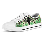 Sun And Moon Yggdrasil Print White Low Top Shoes