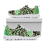Sun And Moon Yggdrasil Print White Sneakers