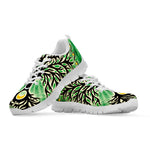 Sun And Moon Yggdrasil Print White Sneakers
