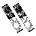 Sun And Moon Yin Yang Print Car Seat Belt Covers