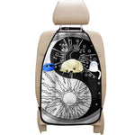 Sun And Moon Yin Yang Print Car Seat Organizers