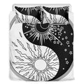 Sun And Moon Yin Yang Print Duvet Cover Bedding Set