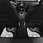 Sun And Moon Yin Yang Print Front and Back Car Floor Mats