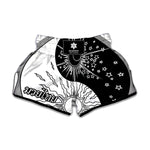 Sun And Moon Yin Yang Print Muay Thai Boxing Shorts