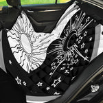 Sun And Moon Yin Yang Print Pet Car Back Seat Cover