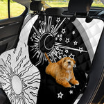 Sun And Moon Yin Yang Print Pet Car Back Seat Cover