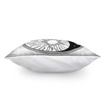 Sun And Moon Yin Yang Print Pillow Cover