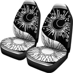 Sun And Moon Yin Yang Print Universal Fit Car Seat Covers