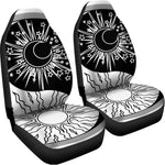 Sun And Moon Yin Yang Print Universal Fit Car Seat Covers