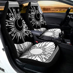 Sun And Moon Yin Yang Print Universal Fit Car Seat Covers