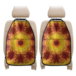 Sun Fire Kaleidoscope Print Car Seat Organizers