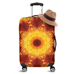Sun Fire Kaleidoscope Print Luggage Cover