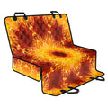 Sun Fire Kaleidoscope Print Pet Car Back Seat Cover