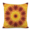 Sun Fire Kaleidoscope Print Pillow Cover