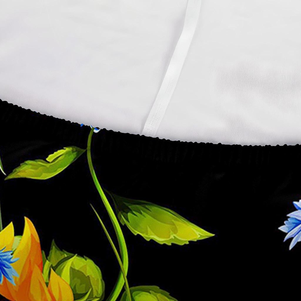 Sunflower Chamomile Pattern Print Sofa Cover