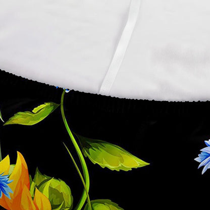 Sunflower Chamomile Pattern Print Sofa Cover