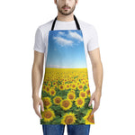 Sunflower Field Print Apron