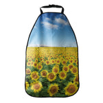 Sunflower Field Print Car Seat Organizers