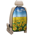 Sunflower Field Print Car Seat Organizers