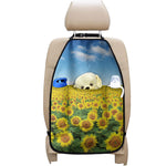Sunflower Field Print Car Seat Organizers