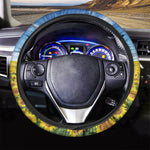 Sunflower Field Print Car Steering Wheel Cover