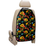 Sunflower Floral Pattern Print Car Seat Organizers