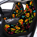 Sunflower Floral Pattern Print Universal Fit Car Seat Covers