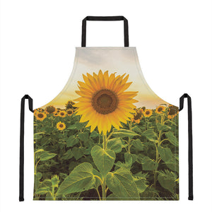 Sunflower Landscape Print Apron