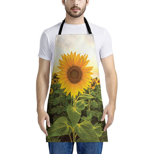 Sunflower Landscape Print Apron