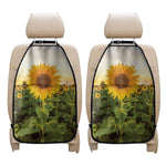 Sunflower Landscape Print Car Seat Organizers