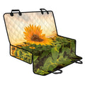 Sunflower Landscape Print Pet Car Back Seat Cover