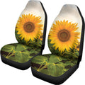 Sunflower Landscape Print Universal Fit Car Seat Covers