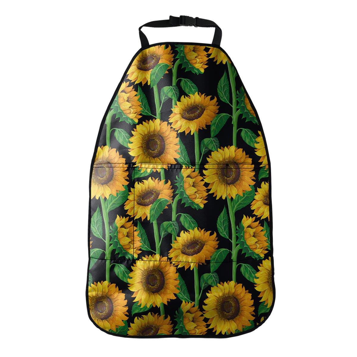 Sunflower Pattern Print Car Seat Organizers