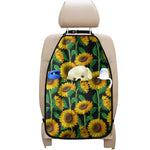 Sunflower Pattern Print Car Seat Organizers