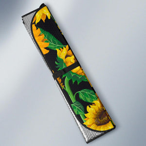 Sunflower Pattern Print Car Sun Shade GearFrost