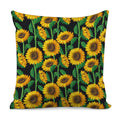Sunflower Pattern Print Pillow Cover