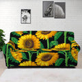 Sunflower Pattern Print Sofa Cover