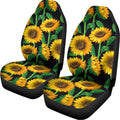Sunflower Pattern Print Universal Fit Car Seat Covers