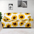 Sunflower Polka Dot Pattern Print Sofa Cover