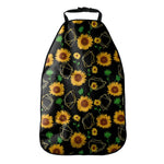 Sunflower Polygonal Pattern Print Car Seat Organizers