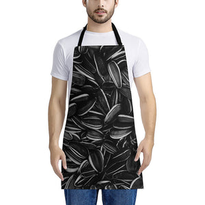 Sunflower Seeds Print Apron