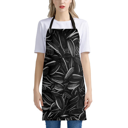 Sunflower Seeds Print Apron