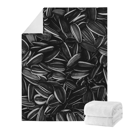 Sunflower Seeds Print Blanket