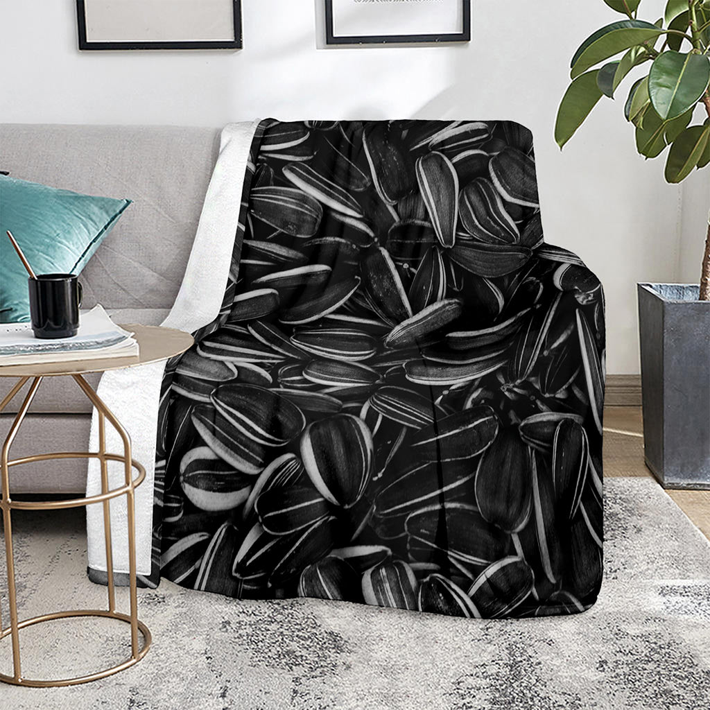 Sunflower Seeds Print Blanket