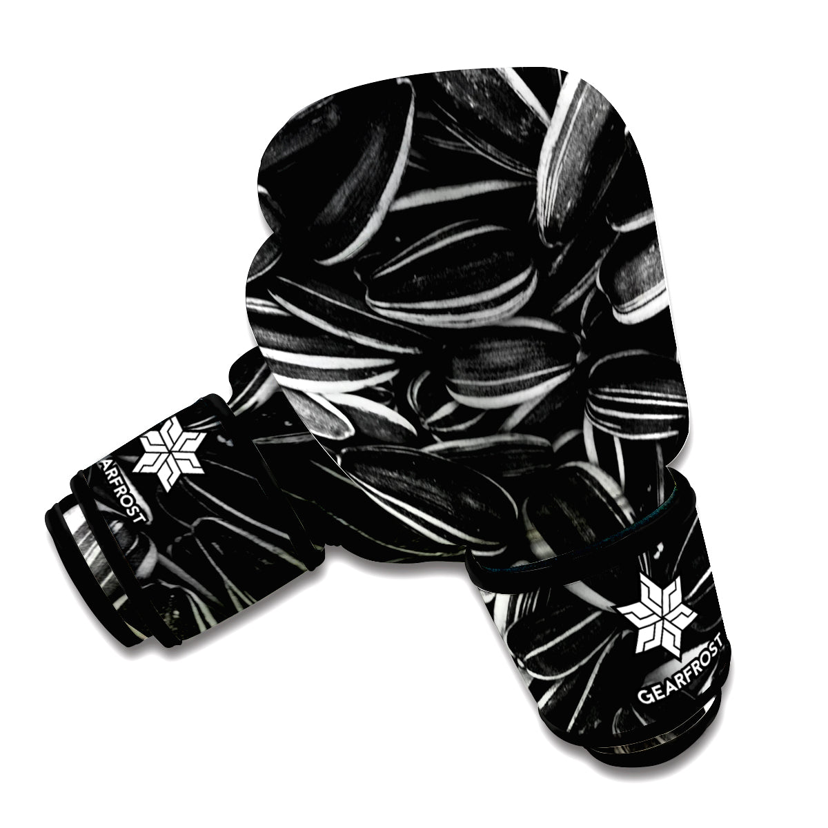 Sunflower Seeds Print Boxing Gloves